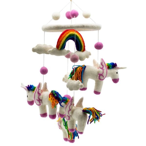 Unicorn Handmade Felt Mobile