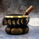 Moon Phase Singing Bowl Set – Black