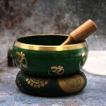 Tree of Life Singing Bowl Set- Green