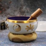 Yin & Yang Singing Bowl Set- White