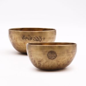 Handcrafted Nepalese Moon Singing Bowls – natural variations