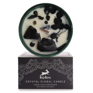 The Knight of Swords Tarot Crystal Candle