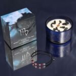 Virgo Zodiac Crystal Candle