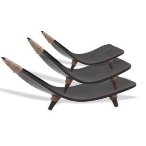 Chocolate Coconut Leaf Bowl Set