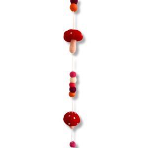 Felt Wall Hanging  - Redtop Mushrooms