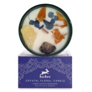 The Sun Tarot Crystal Candle