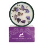 The Moon Tarot Crystal Candle
