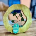 Aventurine Wooden Ring Tree