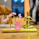 Namaste Rose Quartz Yoga Tree