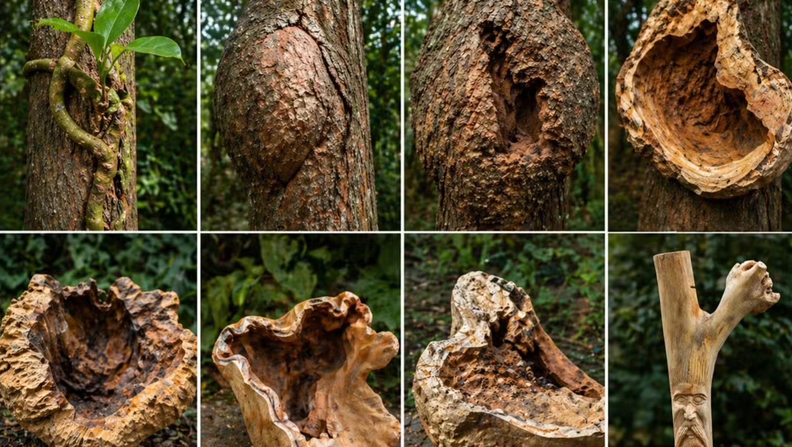 Parasite Wood Decor: Nature’s Artwork